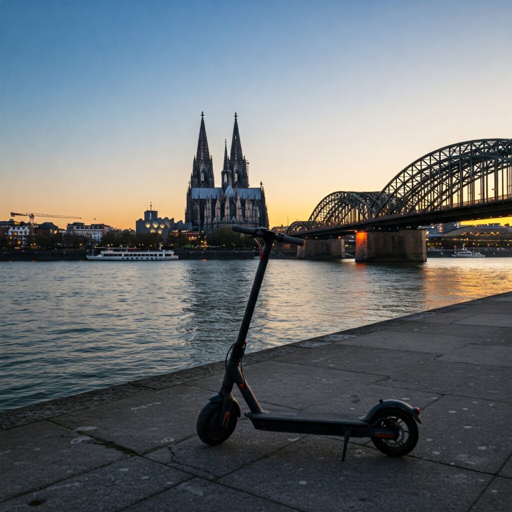 Xiaomi Ninebot Soflow Trittbrett Fritz Streetbooster Werkstatt in Köln